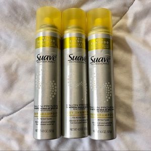 NEW Set of 3 Suave Refresh & Revive Dry Shampoo